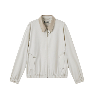 CHINISM丨撞色灯芯绒拼接夹克