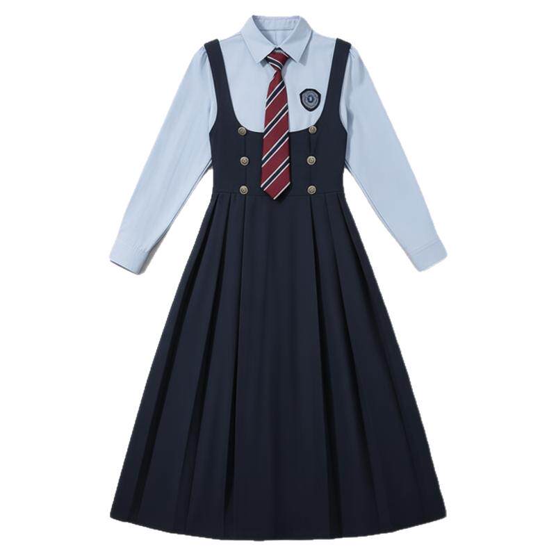 元旦中小大学生诗歌朗诵团体大合唱演出服学院风班服年会表演套装