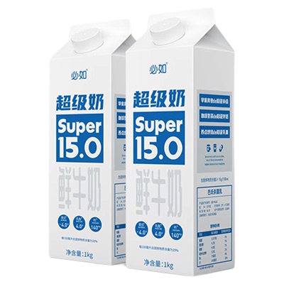 超级奶内蒙古必如鲜牛奶
