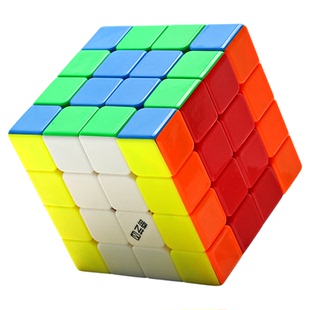 奇艺四阶磁力魔方UV钻面磁力版比赛专用顺滑专业性速拧四阶魔方块