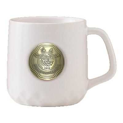 河海大学创意马克杯定制铜牌礼品