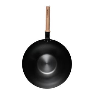 Ballarini巴拉利尼有钛无涂层铁炒锅精铁炒锅家用炒菜铁锅大口径