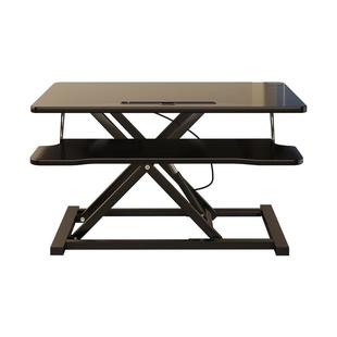 站立式工作台电脑升降桌站着办公工作电脑桌可升降桌面书桌笔记本电脑显示器增高架台式电脑显示器支架可折叠