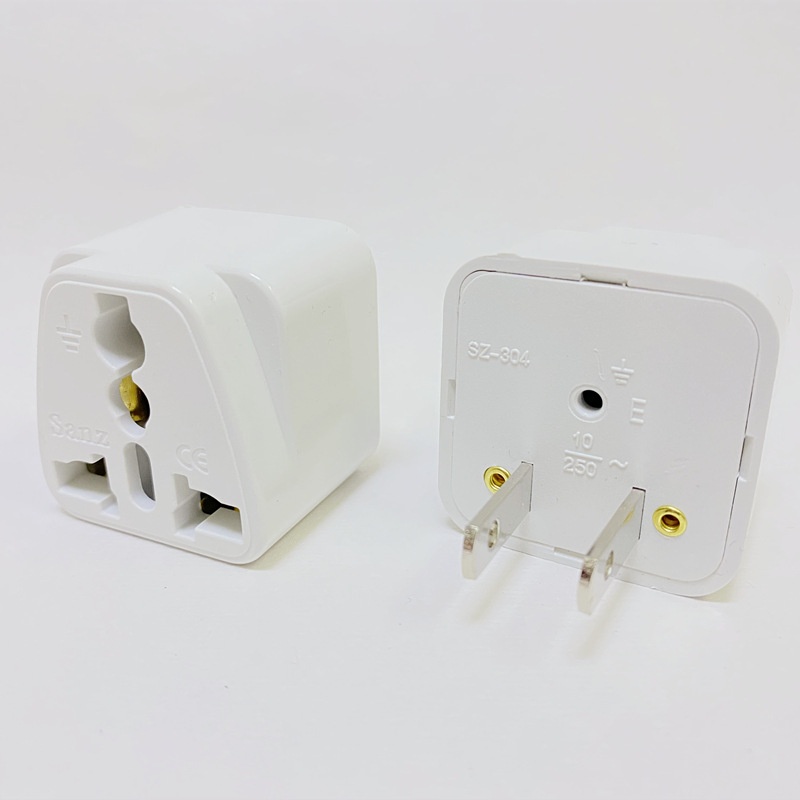 批发巴西美标转换插头美规大功率转接头英规德标转换器欧标转换头