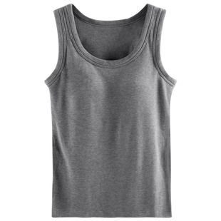 秋冬保暖吊带背心女外穿内搭带胸垫打底衫加绒保暖修身显瘦内衣女