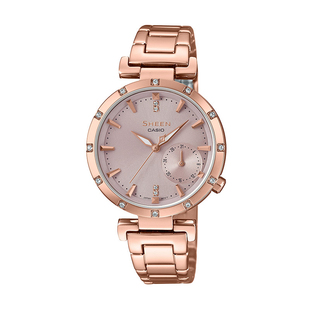 Casio卡西欧手表女简约满天星黑天鹅时尚女表SHEEN官方正品