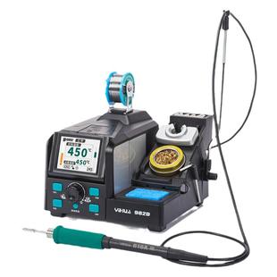 谊华982D智能精密焊台兼容C245/C210手柄120W大功率工业级电烙铁