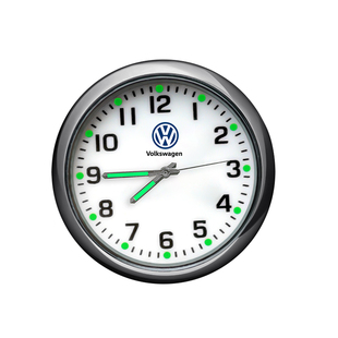 汽车时钟摆件车用夜光电子表车载车内钟表时间表钟粘贴式石英表贴