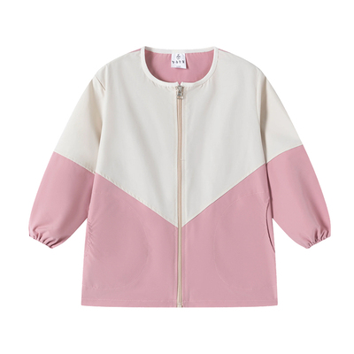 防水罩衣儿童拉链正穿洋气