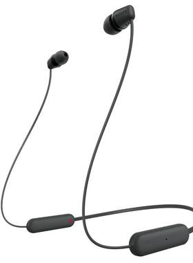 Sony/索尼 WI-C100 颈挂式无线蓝牙耳机运动防水防汗