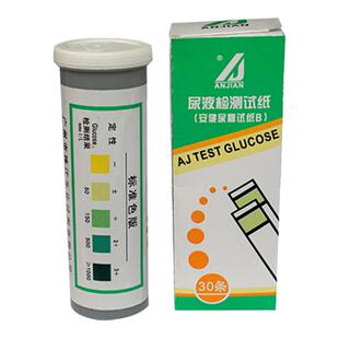 安健尿糖试纸家庭自测糖尿病尿液中的葡萄糖