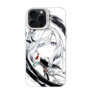 原神手机壳新款水墨风申鹤荧妹雷电将军万叶绫华适用苹果17彩银iphone16华为m70小米15红米k80iqoo13一加ace5