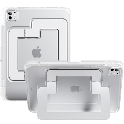 亚克力支点壳ipad保护壳ipadpro保护套air8硬壳air7/6/5苹果平板11代外壳13寸pad带笔槽mini7防弯10磨砂4半透
