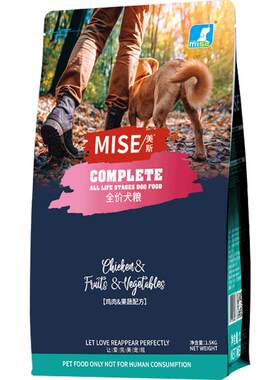 mise美斯全价犬粮鸡肉果蔬配方