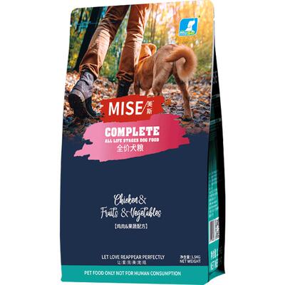 mise美斯全价犬粮鸡肉果蔬配方