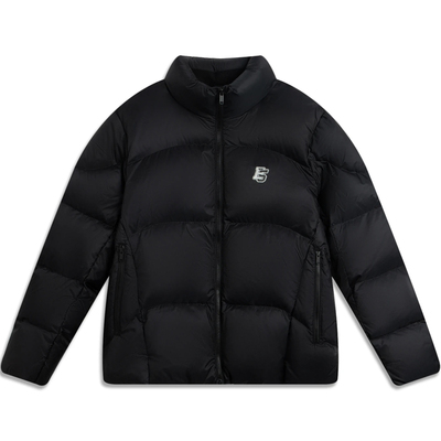 李宁反伍男短款羽绒服防泼水鸭绒