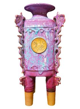 花瓶办公室神垕钧瓷中式