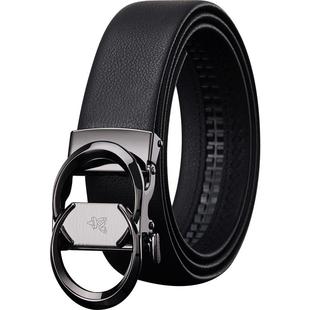 稻草人本命年男士皮带真牛皮2026款马年红色腰带送男朋友老公礼物