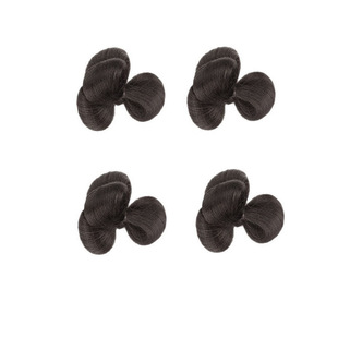 新中式秀禾造型新娘高颅顶假发垫发包化妆师专用手打卷头饰假发包