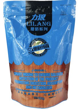 力狼金针菇全价猫粮500g牛肉鸡肉