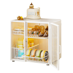 宝宝餐具收纳盒奶瓶收纳箱工具厨房碗筷沥水碗碟架婴儿辅食收纳柜