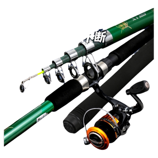中逵远征人X1升级款海竿渔轮套装远投钓鱼竿路亚抛竿大物鲢鳙超硬