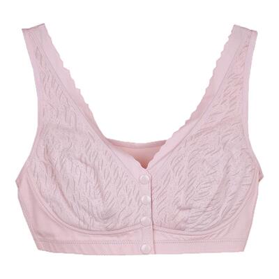 婷妃特大码夏季薄款中老年人文胸