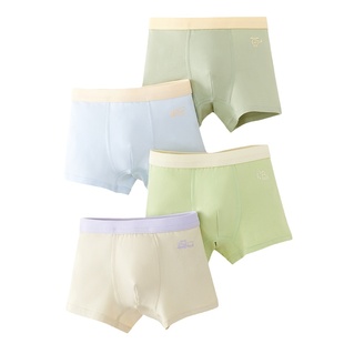 儿童内裤男童纯棉a类平角短裤青少年2025新款男孩四角男宝宝底裤