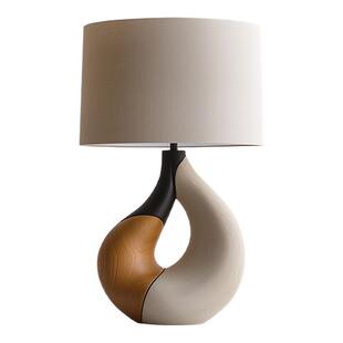 现代简约个性创意实木台灯客厅书房设计师灯饰样板房卧室床头桌灯