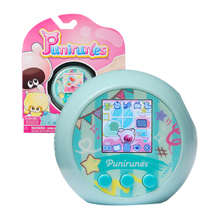 噗尼电子宠物机儿童玩具女孩的punirunes小精灵游戏机网红黑科技