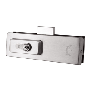 德国多玛无框玻璃门锁夹 DORMA地锁 6817169GDcornerlock