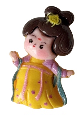 西安文创冰箱贴汉服唐装女孩