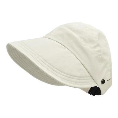 赵露思同款防晒帽女2025新款半空顶帽子遮阳鸭舌太阳渔夫防紫外线