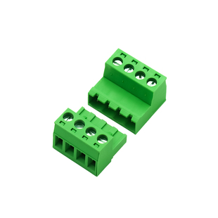 免焊对接2EDGRK5.08mm对插拔式绿色接线端子连接器2-24P公母接头