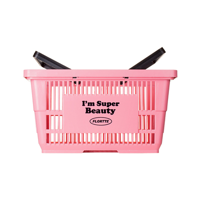 FLORTTE/花洛莉亚怪美莉亚系列高颜值购物篮居家收纳篮露营手提篮