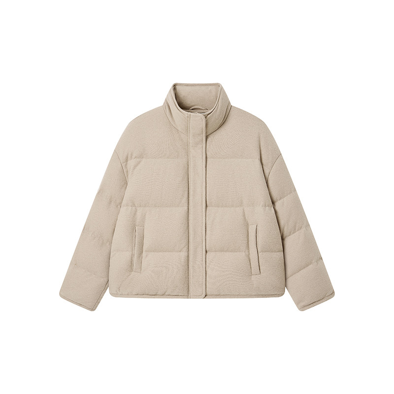 LIAC ROC羽绒服女款2025冬季新款面包服宽松短款立领加厚外套保暖