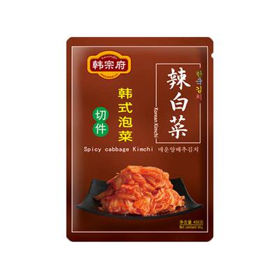 韩宗府辣白菜腌白菜450克辣