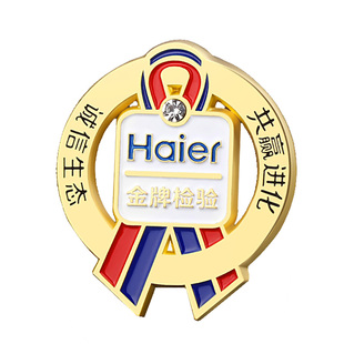 徽章定做金属胸针定制公司logo企业纪念胸章订制校徽司徽胸牌制作