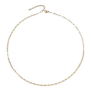 NFF钛钢镀真素链蛇骨链项链男款欧美时尚个性ins潮酷痞帅锁骨链