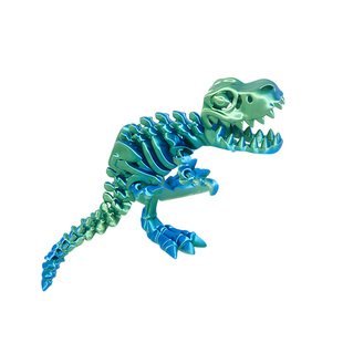3D打印霸王龙骨架仿真恐龙模型装饰解压手办关节可动儿童玩具摆件