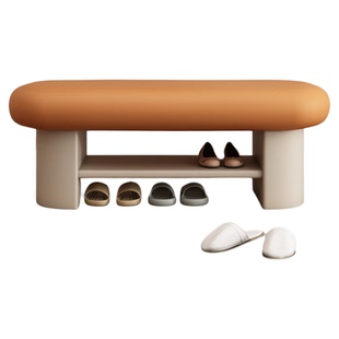 换鞋凳家用进门一体可坐鞋架蘑菇头长条沙发凳鞋柜入户门口穿鞋凳