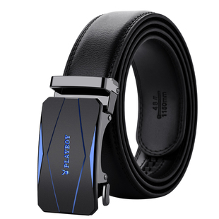 花花公子皮带男士自动扣真皮正品高档品牌新款潮年轻人牛皮裤腰带