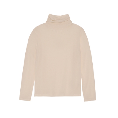 浅秋长袖百搭常规堆堆领