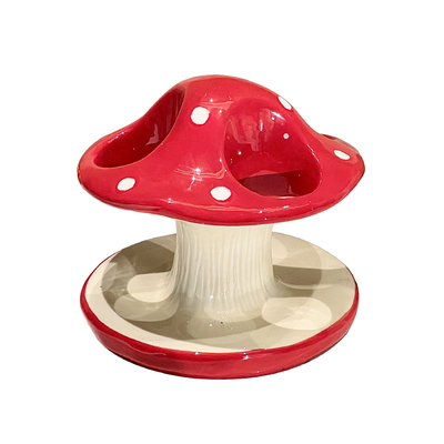 蘑菇陶瓷电动牙刷架可爱