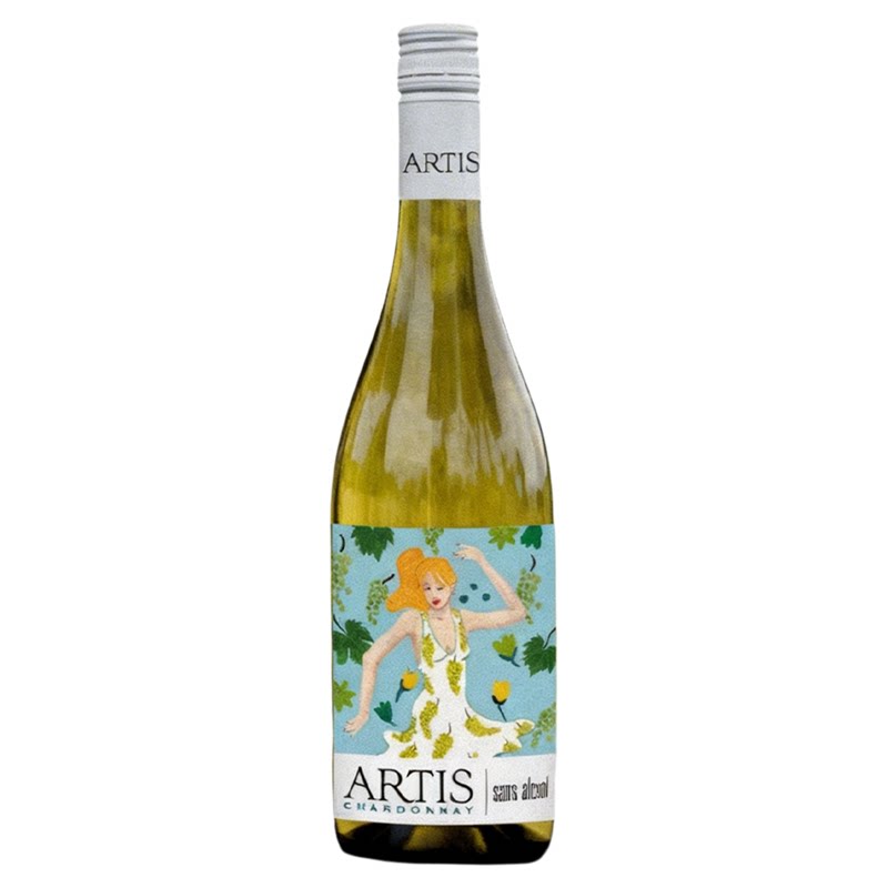 ARTIS艺术家脱醇霞多丽干红美乐葡萄汁无醇干白葡萄酒0.5度果汁
