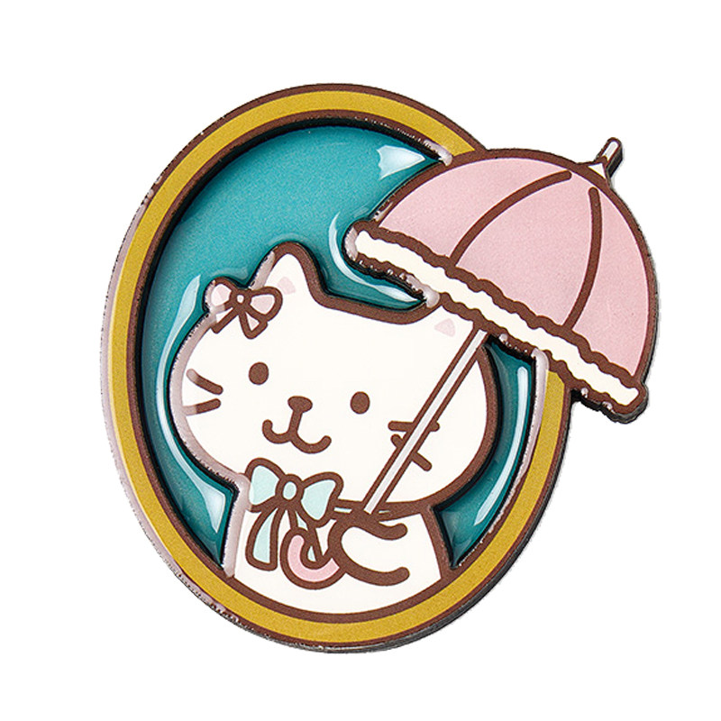 正品日本富酷猫FFN冰箱贴可爱磁贴文创个性创意卡通装饰立体磁吸
