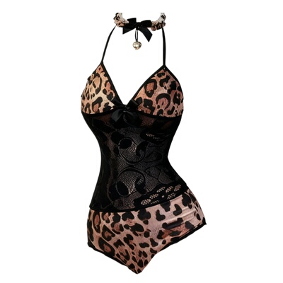 豹纹情感趣味内衣制服套装成人性感房事cos套装纯欲趣味勾魂衣服