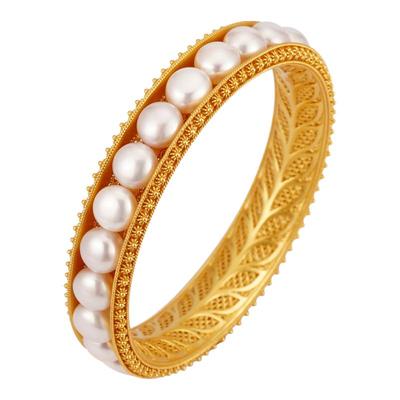 清宫文创复刻花丝镶嵌珍珠婉容镯