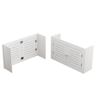 定制燃气管道遮挡柜上下水管装饰遮挡罩天然气表箱热水器管L型U型