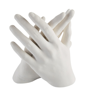 石膏手模型diy手膜克隆粉情侣手膜制作成人情侣版3D抖音手足印泥